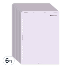 PLEPIC 上下索引計畫本 自由排列, 6個, 30張