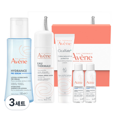아벤느 수분 진정 스킨 케어 미스트 + 토너 + 크림 + 로션 2p + 쇼핑백 세트, 3세트