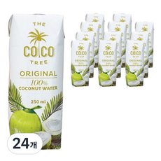 더코코트리 코코넛워터 오리지널, 250ml, 24개