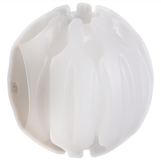 Truly House 寵物發光球 逗貓解悶玩具, 白色, 1個