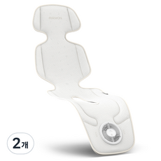 CREAMHAUS AirMon2 嬰幼兒涼感坐墊 Premium S, 長版 奶油色, 2個