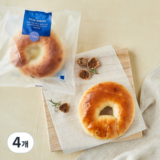 도제식빵 무화과 베이글, 100g, 4개, 1개입