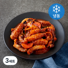 살맛나요 절단 낙지 + 볶음소스 세트 (냉동), 3세트, 500g