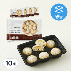 바르닭 닭가슴살 쫄깃만두 숯불갈비맛 (냉동), 180g, 10개