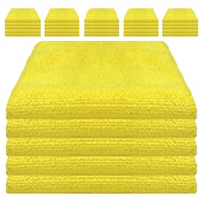 World Clean 多功能超細纖維抹布 小型 黃色, 30個