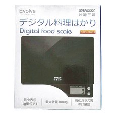 SANLUX 台灣三洋 數位料理秤 SYES-K453, 3kg, 單一顏色
