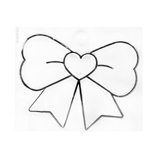 AMOS 阿摩司 壓克力模型版 迷你 蝴蝶結, 1個