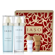 IASO 精選淨透護理組 化妝水+乳液, 280ml