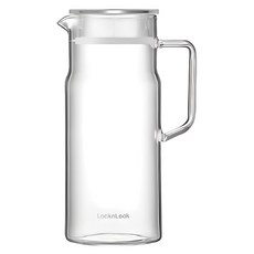 LocknLock 樂扣樂扣 Metro耐熱玻璃水瓶, 透明, 1200ml, 1個