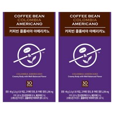 The Coffee Bean 哥倫比亞美式即溶咖啡, 0.9g, 30條, 2盒