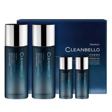 DEOPROCE 迪普詩 Cleanbello 男士抗皺護膚水乳基礎4件組, 1套