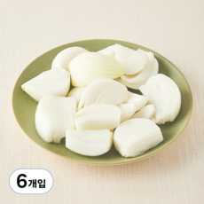 친환경 양파 나박썰기, 300g, 6개