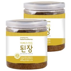베베푸드 아빠가 만든 된장, 한식 된장, 400g, 2개