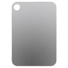 Well Life 悅生活 雙面100%純鈦好沖不留痕砧板, 36 x 25 x 0.2cm, 銀色, 1個