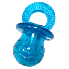 earth rated 莎賓 經典奶嘴玩具, 藍色, 1個