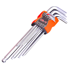 XINGTAIHEX KEY WRENCH SET 內六角扳手組, 9件組, CR-V鉻釩鋼, 1組