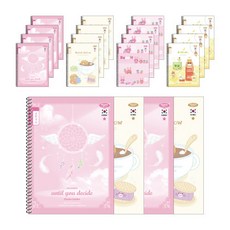 PENPIA 女童線圈語言筆記本, 隨機出貨, 20入