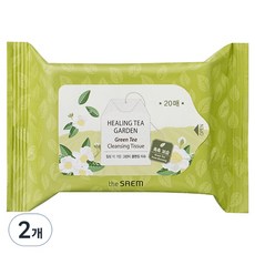 THe SaeM 得鮮 療癒茶園綠茶卸妝紙巾, 20件, 2個