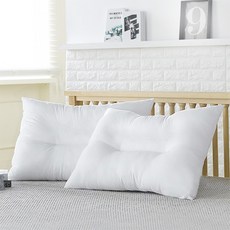 Rinton重量UP飯店式基本款頸椎枕芯 2入, 白色的