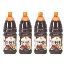 청우식품 핫바베큐 소스, 2.1kg, 4개