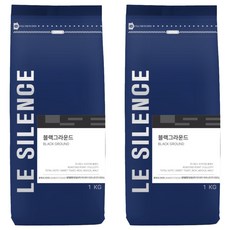 LeSilence 黑底綜合原豆咖啡, 原豆(未研磨), 1kg, 2個