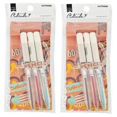 KUTSUWA Culiculu 旋轉色鉛筆組 復古色系, 3色, 2組