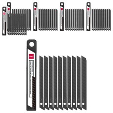 deLi 得力 黑色美工刀片 小型 補充刀片 78002 10入, 6套