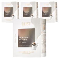 aLIST 투썸플레이스 핸드드립 커피 다크, 7g, 5개입, 4개