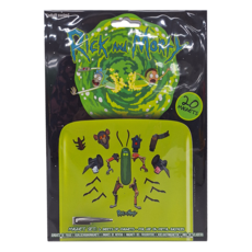 PYRAMID INTERNATIONAL 瑞克和莫蒂 Rick and Morty Weaponize The Pickle 英國進口磁鐵組, 綠色