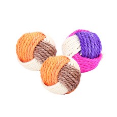 Block Mart 貓玩具 貓球, 3個, 混合顏色