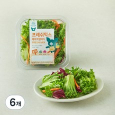 피그인더가든 프레쉬 믹스 베이직 샐러드, 65g, 6개