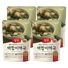 Dongwon 東遠 Yangban 兩班 蛤蜊海帶湯調理包, 460g, 4包