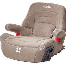 토드비 코쿤 엠플러스 ISOFIX 부스터 카시트 고정형, 어스 베이지, 1개