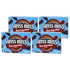 SWISS MISS 濃郁巧克力可可粉, 37.625g, 8入, 4盒