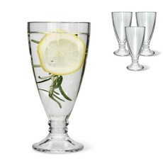 다이아글라스 유리 댈리아 고블렛 주스잔 330ml, 4개