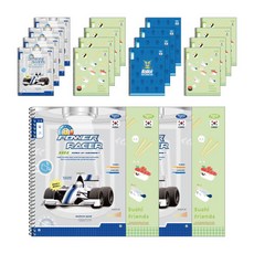 PENPIA 男童印花日記本, 隨機出貨, 20入