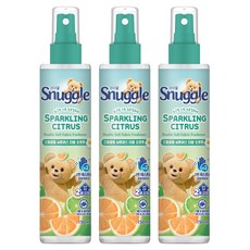 Snuggle 熊寶貝 沁涼柑橘雙倍柔軟織物除臭劑 正裝, 3個, 150ml