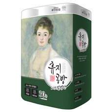 Huejigongbang 名畫系列3層捲筒衛生紙 25m, 30捲, 1袋