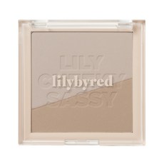 lilybyred 星月立體修容盤, 不會結塊、易塗抹的明亮質地, 2色多功能修容, 02 冷色調, 1個