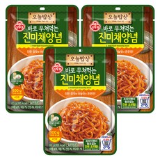 오뚜기 오늘밥상 진미채양념, 3개, 100g