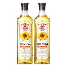 해표 해바라기유, 2개, 900ml