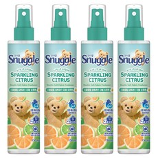 Snuggle 熊寶貝 氣泡柑橘雙倍柔軟織物除臭噴霧 正裝, 4個, 150ml