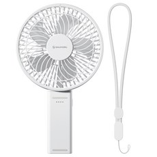 신지모루 오퓨리엠 대형 빅 와이드팬 핸디 휴대용 선풍기, OPRM_FAN_WF, 화이트
