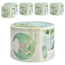 CARD LOVER 信的戀人 海島小夢和紙膠帶 30mm x 3m, 清風流年, 6個