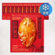 한끼통살 닭가슴살 핫양념치킨맛(냉동), 100g, 1개입, 10개