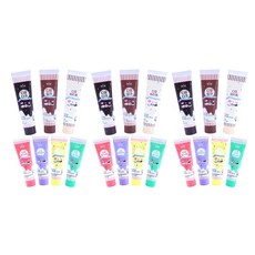 디유 튜브형 diy 초콜릿 만들기 재료 다크 90g + 밀크 90g + 화이트 90g + 딸기 50g + 블루베리 50g + 바나나 50g + 그린망고 50g 세트, 7종, 3세트