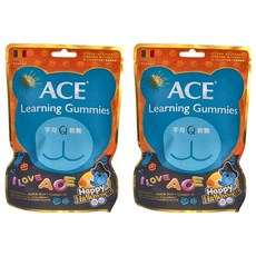 ACE 字母Q軟糖, 48g, 2包