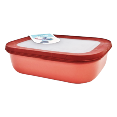 MEPAL方形密封保鮮盒 (淺), 212 x 162 x 61mm, 乾燥玫瑰, 230g, 1L, 212 x 162 x 61mm 乾燥玫瑰 230g 1L, 1個