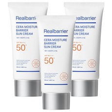 리얼베리어 세라 수분 장벽 선크림 SPF50+ PA++++, 50ml, 3개
