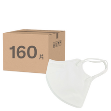 咪咪購物 9D超立體口罩 白色 80片 小臉 立體 透氣不脫妝 魚型 蝶型 成人口罩, 2組